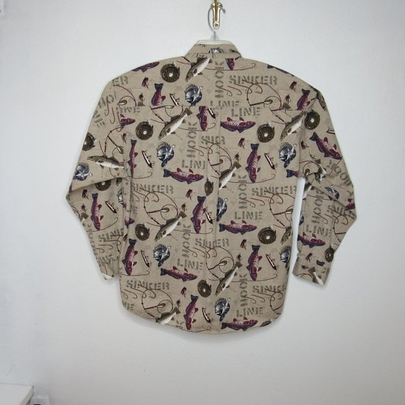 Magellan Sportswear Men Long Sleeve Fishing Shirt - Picture 2 of 6